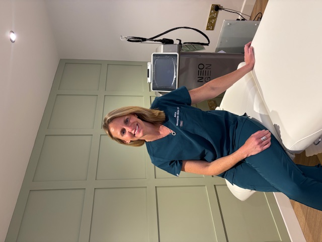 Amy, founder of Woodside Skin Clinic